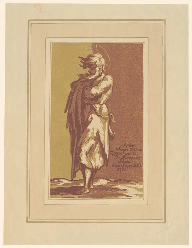Staande heilige Wall Art by Unknown - High-Resolution Digital Print