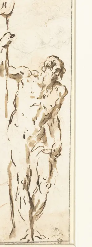 Staande Hercules, leunend op zijn knots Wall Art by Unknown - High-Resolution Digital Print