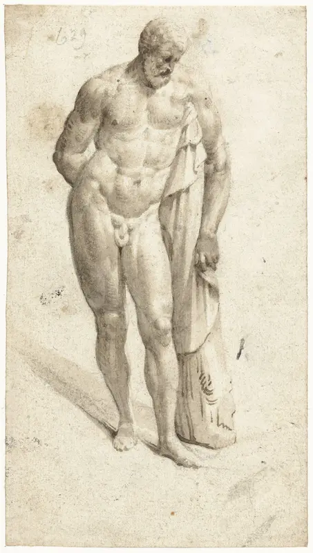 Staande Hercules Wall Art by Gerard ter Borch (II) - High-Resolution Digital Print