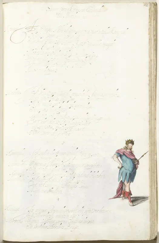 Staande koning Wall Art by Gesina ter Borch - High-Resolution Digital Print