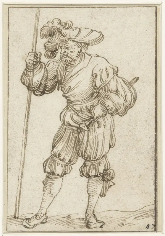 Staande landsknecht Wall Art by Unknown - High-Resolution Digital Print