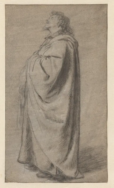 Staande man in een mantel Wall Art by Jan Lievens - High-Resolution Digital Print