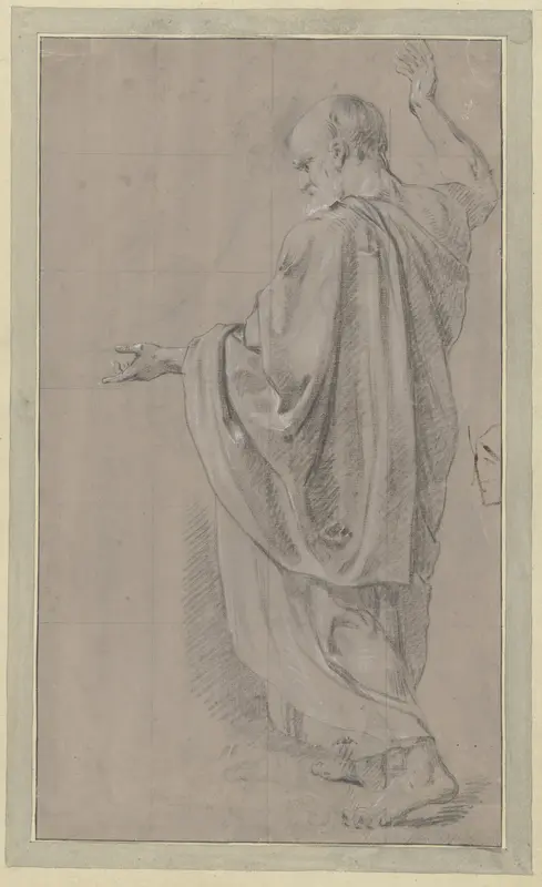 Staande man in toga Wall Art by Jean Grandjean - High-Resolution Digital Print