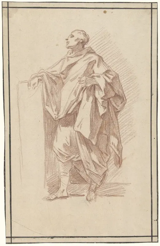 Staande man in toga Wall Art by Unknown - High-Resolution Digital Print
