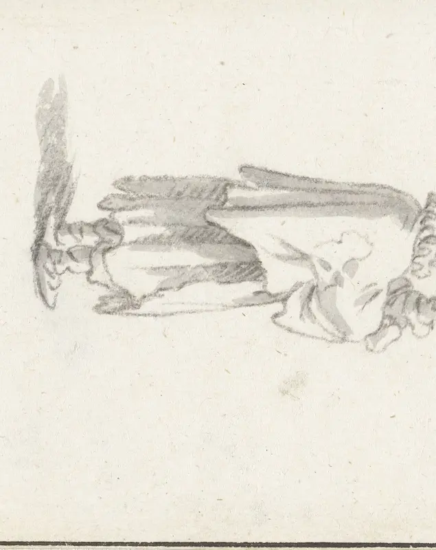 Staande moeder met kind op de arm Wall Art by Herman Saftleven - High-Resolution Digital Print