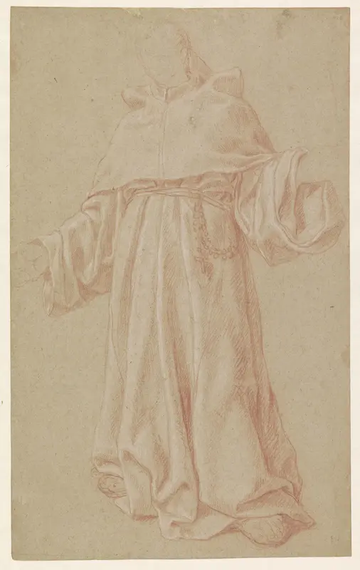 Staande monnik Wall Art by Eustache Lesueur - High-Resolution Digital Print