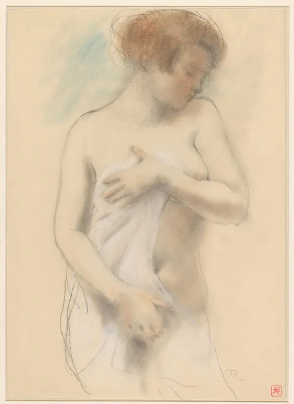 Staande naakte vrouw Wall Art by Armand Rassenfosse - High-Resolution Digital Print
