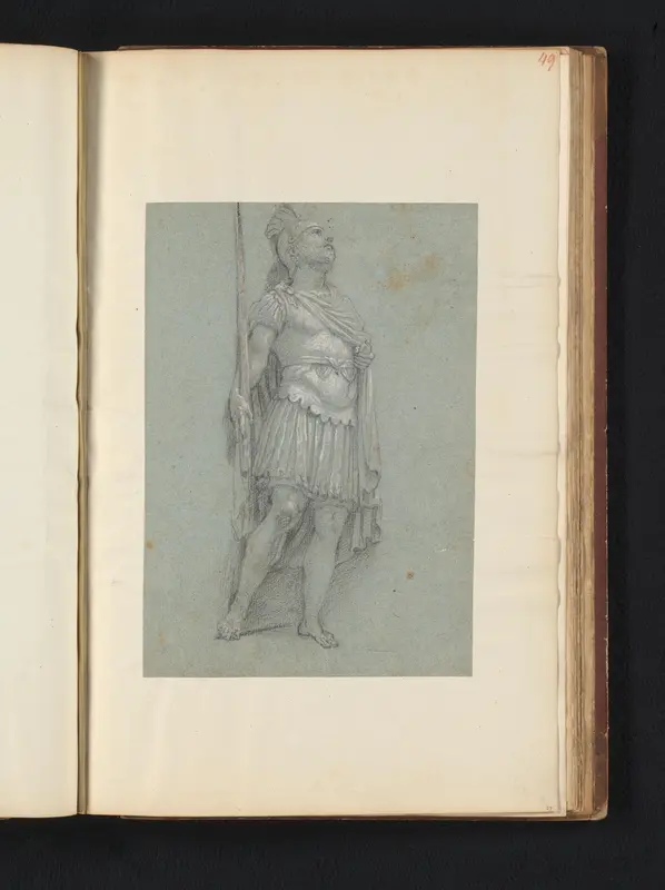 Staande Romeinse soldaat Wall Art by anonymous - High-Resolution Digital Print