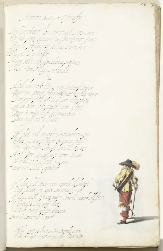 Staande soldaat Wall Art by Gesina ter Borch - High-Resolution Digital Print