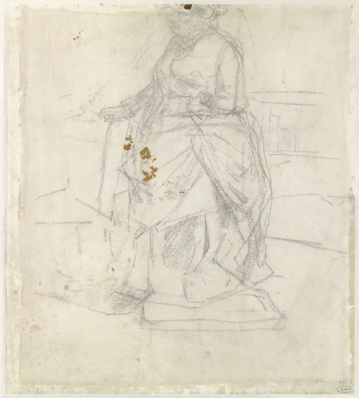 Staande vrouw Wall Art by George Hendrik Breitner - High-Resolution Digital Print