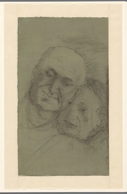 Staande vrouw met kan Wall Art by Unknown - High-Resolution Digital Print