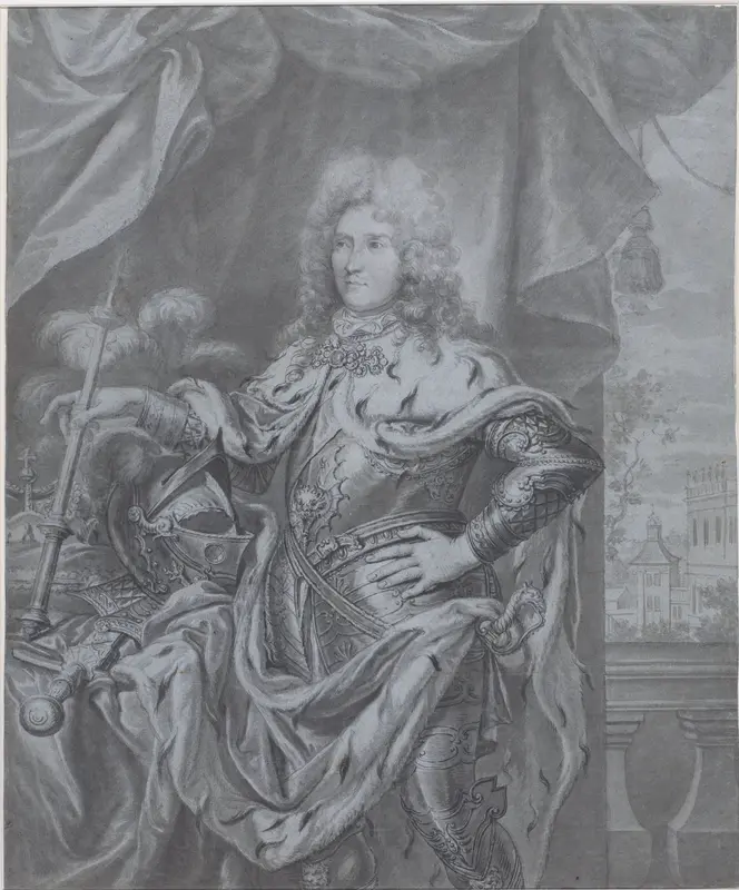 Staatsieportret van Friedrich I van Pruisen Wall Art by anonymous - High-Resolution Digital Print