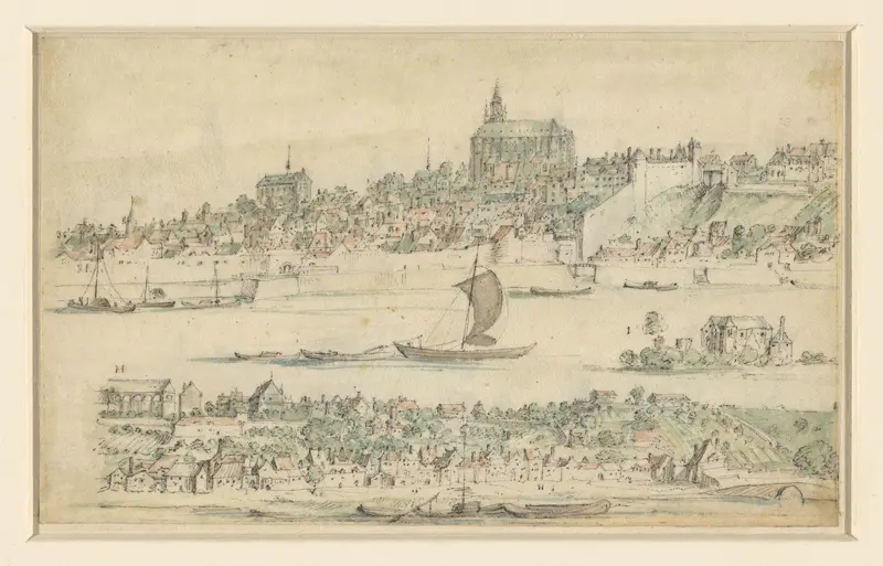 Stad aan de Loire Wall Art by anonymous - High-Resolution Digital Print