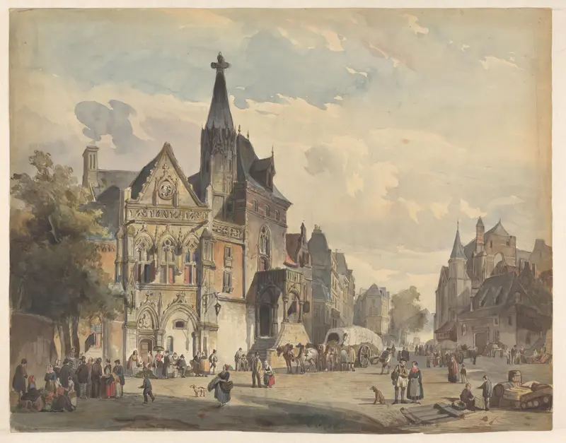 Stadgezicht Wall Art by Unknown - High-Resolution Digital Print