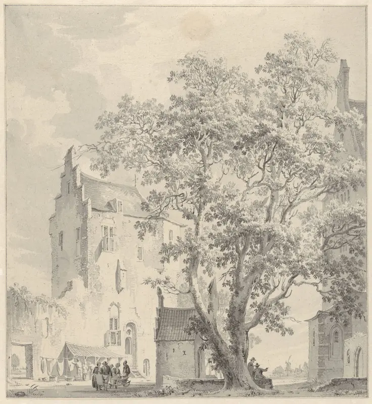 Stadsgezicht Wall Art by Paulus van Liender - High-Resolution Digital Print
