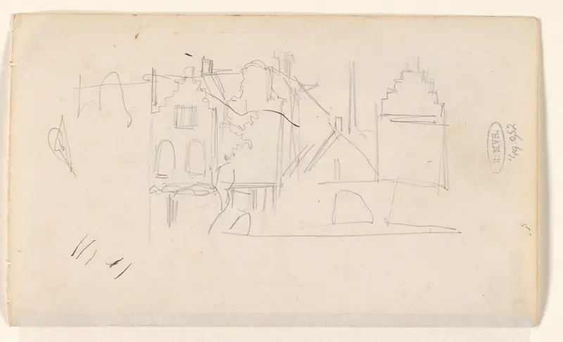 Stadsgezicht Wall Art by August Allebé - High-Resolution Digital Print