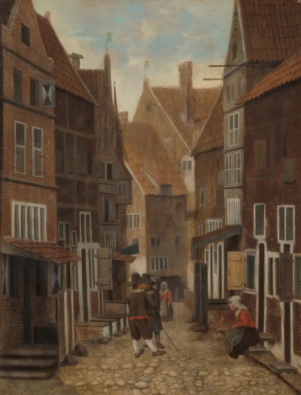 Stadsgezicht Wall Art by Jacob Vrel - High-Resolution Digital Print