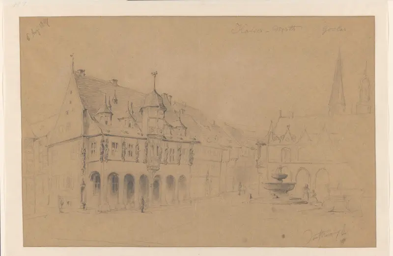 Stadsplein met de Kaiser Warth te Goslar