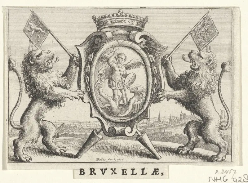 Stadswapen van Brussel Wall Art by Unknown - High-Resolution Digital Print