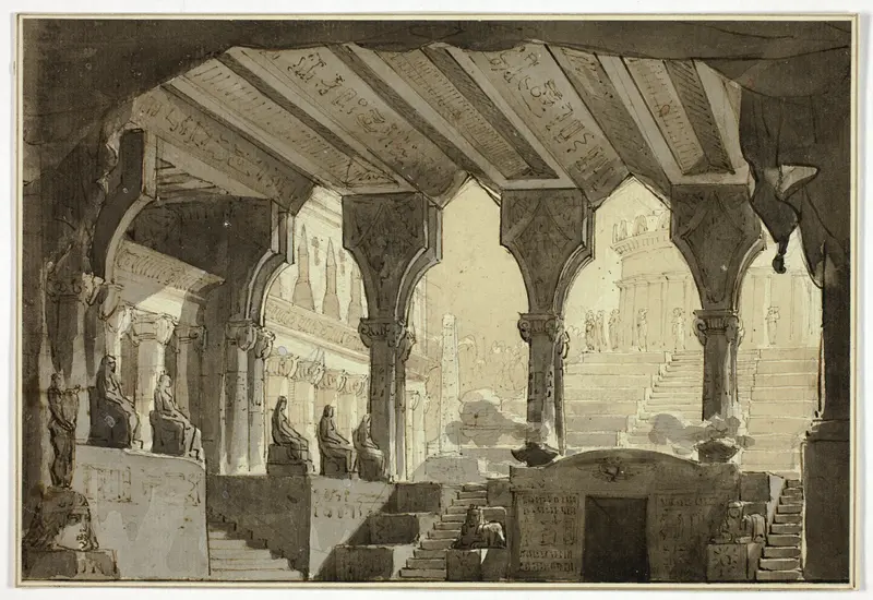 Stage Design Wall Art by Louis Jean Desprez - High-Resolution Digital Print