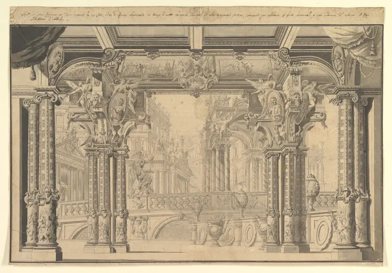 Stage Set Design Wall Art by Anonymous, Italian, 18th century - High-Resolution Digital Print