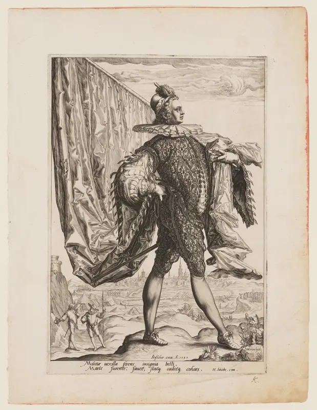 Standard Bearer Wall Art by Jacob de Gheyn, II - High-Resolution Digital Print