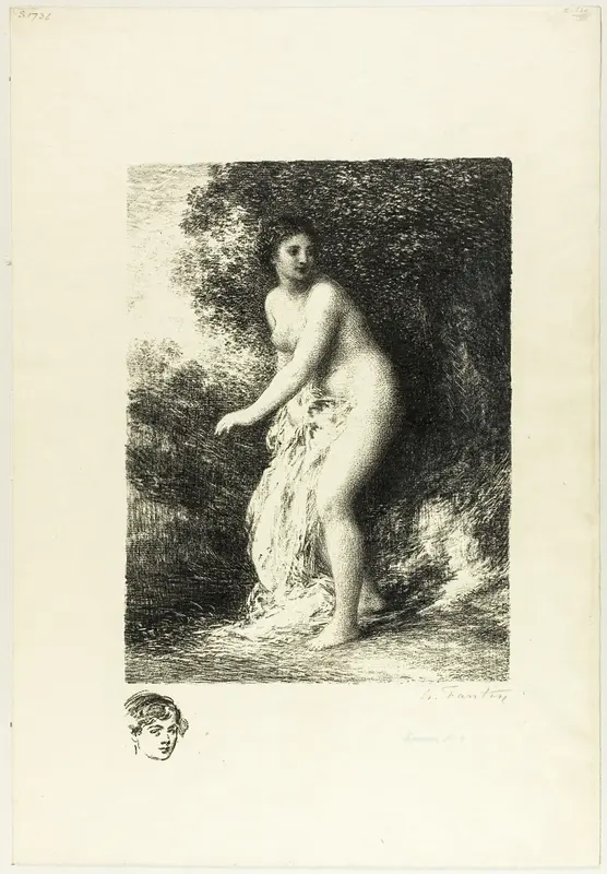 Standing Bather, second plate