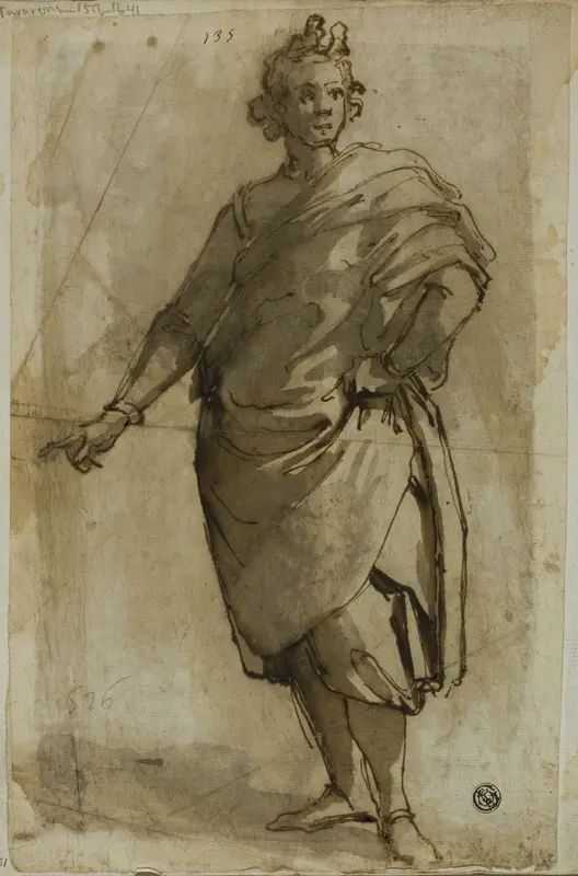 Standing Male Figure Wall Art by Jacopo da Empoli - High-Resolution Digital Print