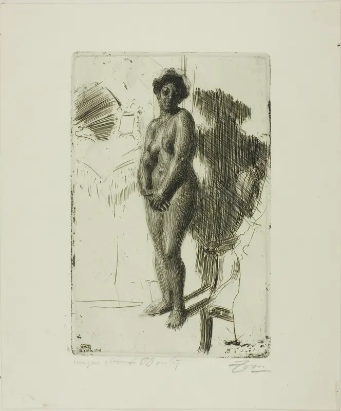 Standing Negress
