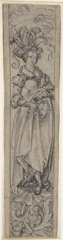 Standing Woman Wall Art by Lucas Cranach the Elder - High-Resolution Digital Print