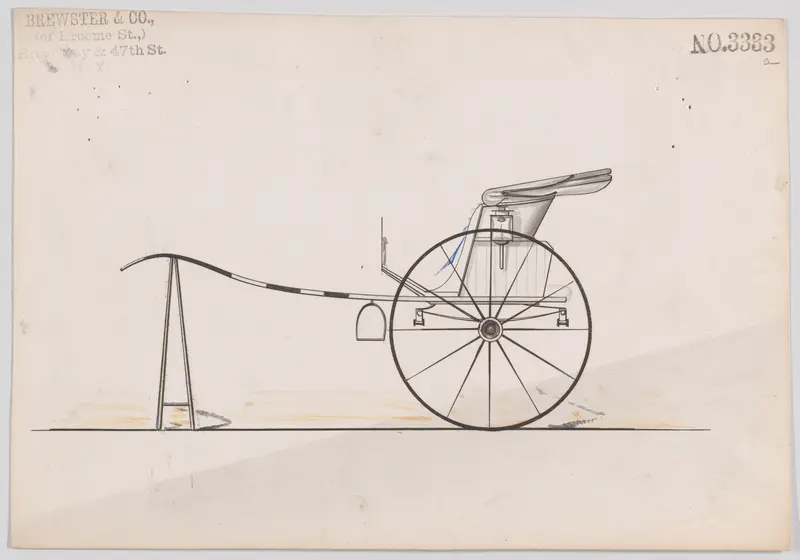 Stanhope Gig # 3333a Wall Art by Brewster & Co. - High-Resolution Digital Print