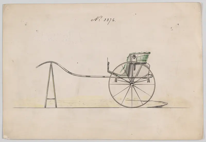 Stanhope Gig # 3374 Wall Art by Brewster & Co. - High-Resolution Digital Print