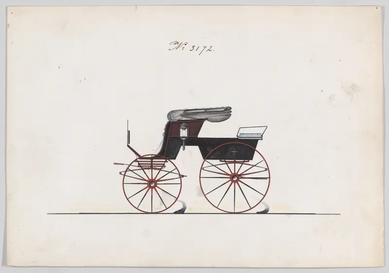 Stanhope Phaeton #3172 Wall Art by Brewster & Co. - High-Resolution Digital Print