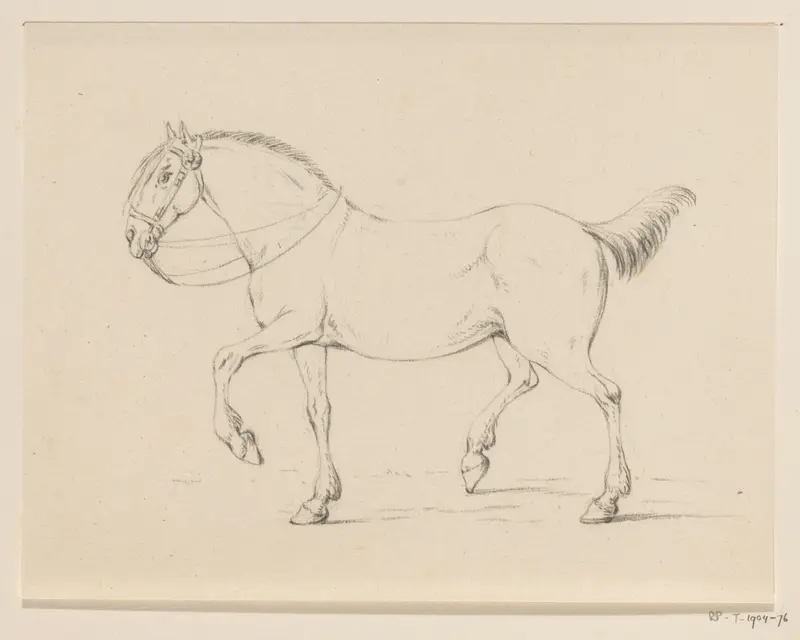 Stappend paard, naar links Wall Art by Jean Bernard - High-Resolution Digital Print