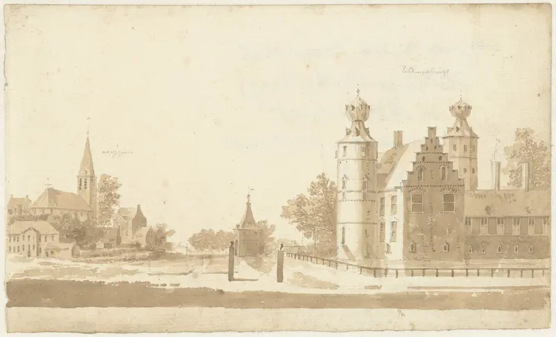 State Holdinga te Anjum in Oost-Dongeradeel Wall Art by Cornelis Pronk - High-Resolution Digital Print