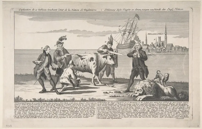 State of the English Nation [Toestand der Engelsche Natie] Wall Art by Anonymous, Dutch, 18th century - High-Resolution Digital Print