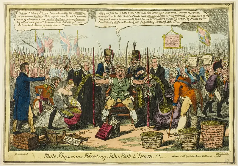 State Physicians Bleeding John Bull to Death!!