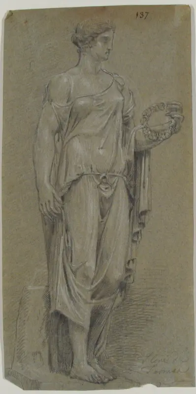 Statue of Flora from Farnese Wall Art by Anonymous, French, 18th century - High-Resolution Digital Print