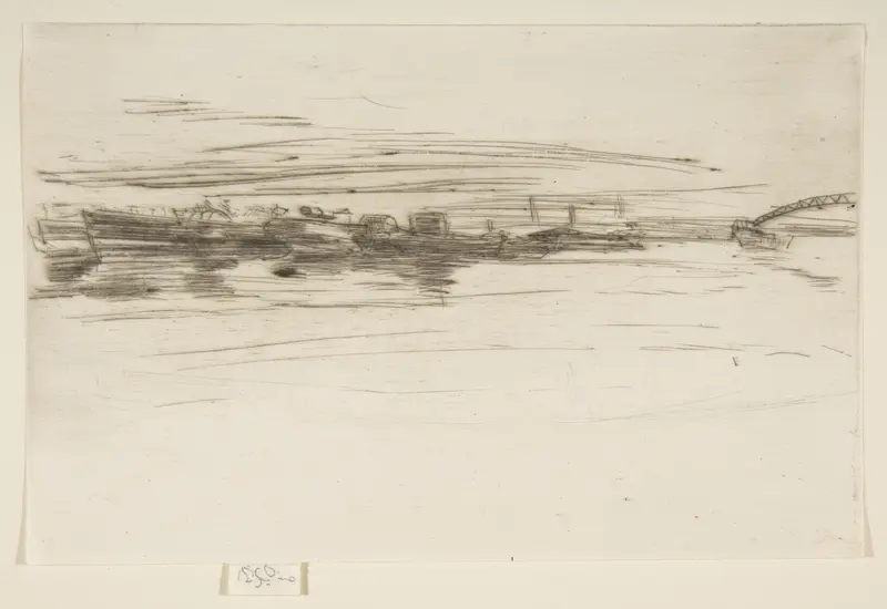 Steamboat Fleet Wall Art by James McNeill Whistler - High-Resolution Digital Print