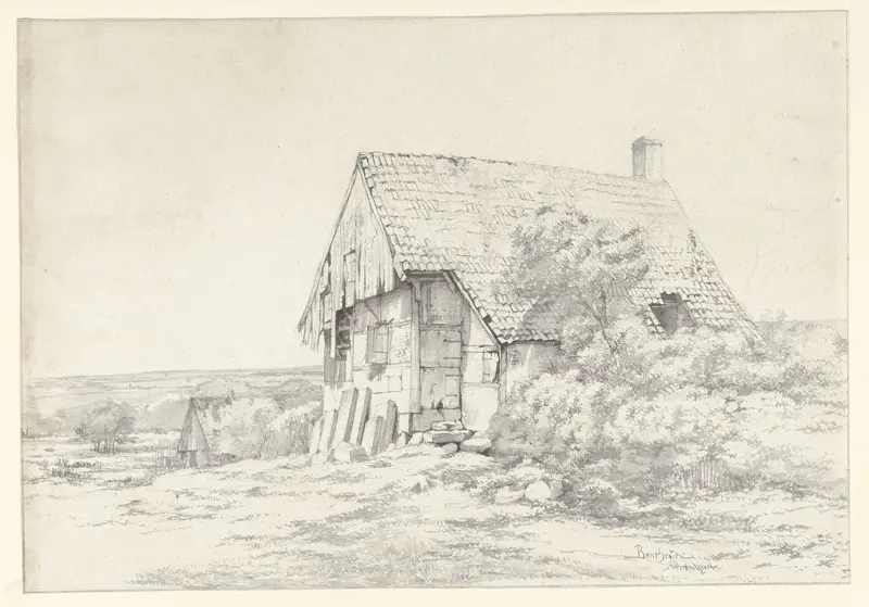 Steenhouwerij te Bentheim Wall Art by Albertus Brondgeest - High-Resolution Digital Print