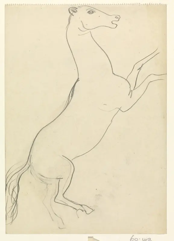 Steigerend paard zonder manen Wall Art by Leo Gestel - High-Resolution Digital Print