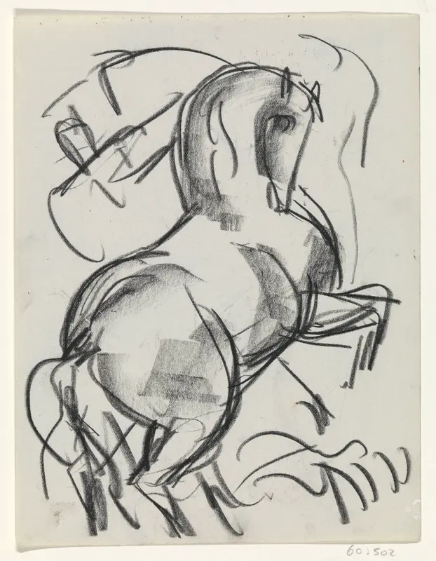 Steigerend paard Wall Art by Leo Gestel - High-Resolution Digital Print