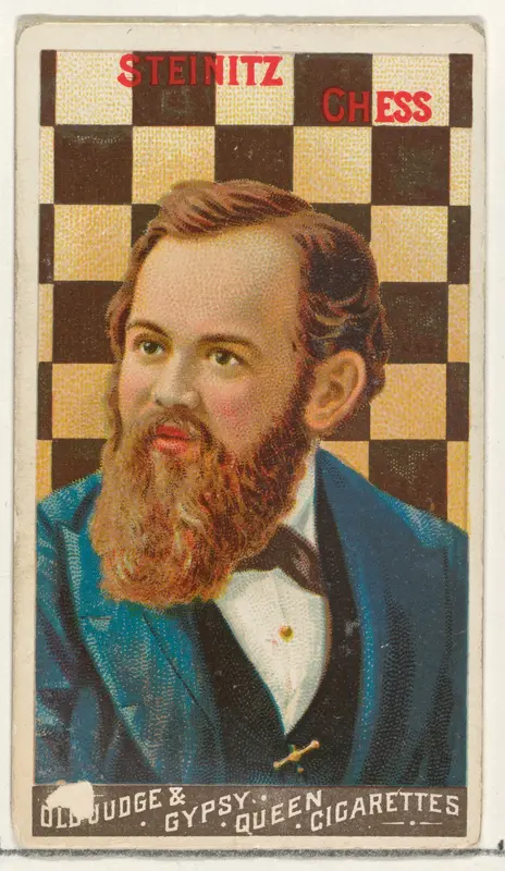 Steinitz, Chess, from the Goodwin Champion series for Old Judge and Gypsy Queen Cigarettes Wall Art by Goodwin & Company - High-Resolution Digital Print