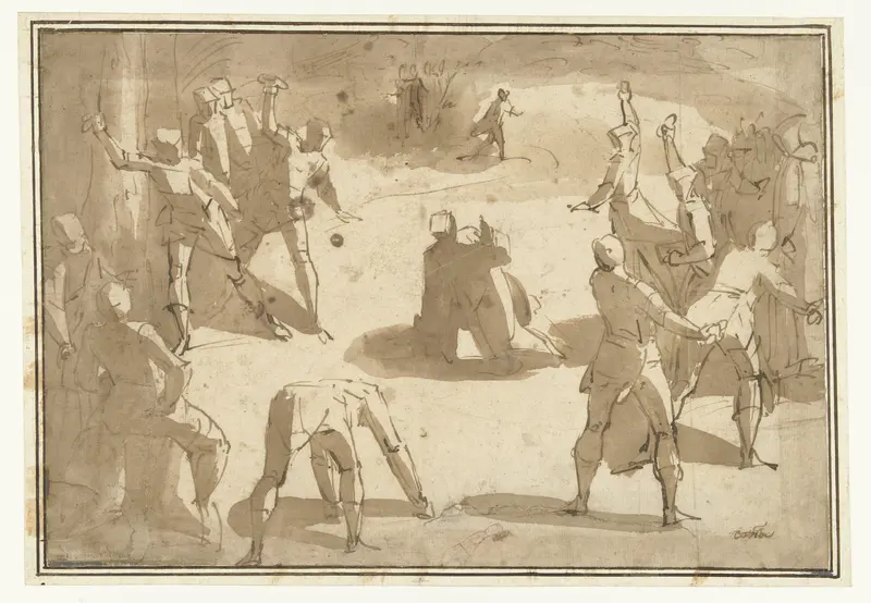Steniging van Stefanus Wall Art by Unknown - High-Resolution Digital Print