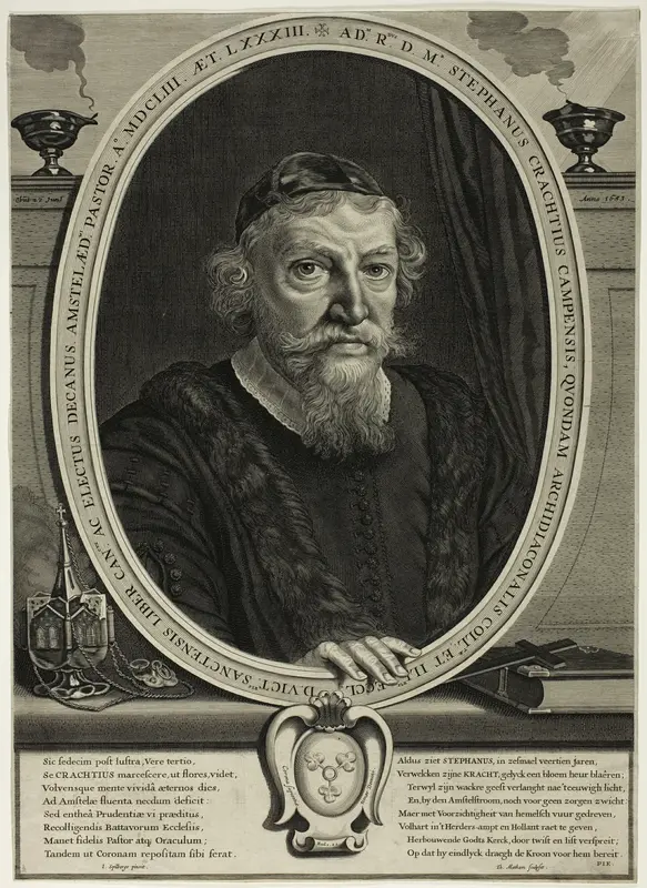 Stephanus Crachtius Wall Art by Theodor Matham - High-Resolution Digital Print