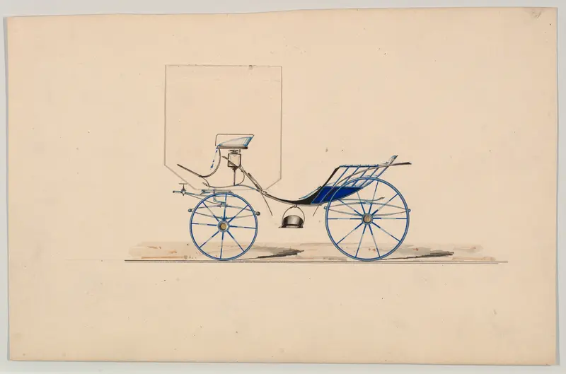Stick Seat Phaeton (unnumbered) Wall Art by Brewster & Co. - High-Resolution Digital Print