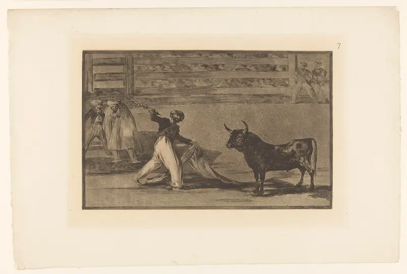 Stierenvechter met banderilla Wall Art by Eugène Loizelet - High-Resolution Digital Print