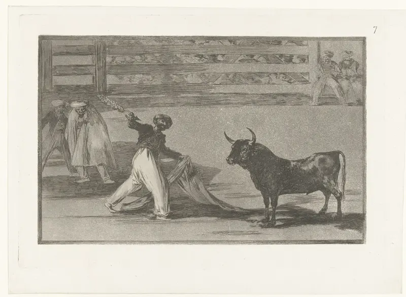 Stierenvechter met banderilla Wall Art by Francisco de Goya - High-Resolution Digital Print