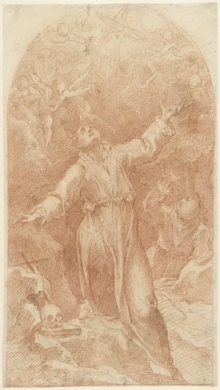 Stigmatisatie van Franciscus van Assisi Wall Art by Cristoforo Pomarancio - High-Resolution Digital Print