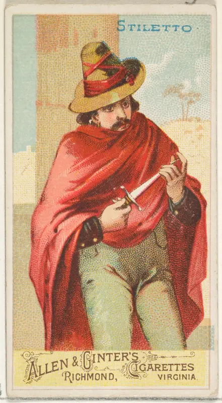 Stiletto, from the Arms of All Nations series (N3) for Allen & Ginter Cigarettes Brands Wall Art by Allen & Ginter - High-Resolution Digital Print